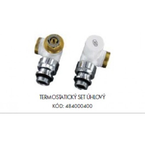 ISAN termostatický set rohový - bílá 484000400 ISAN termostatický set rohový - bílá 484000400