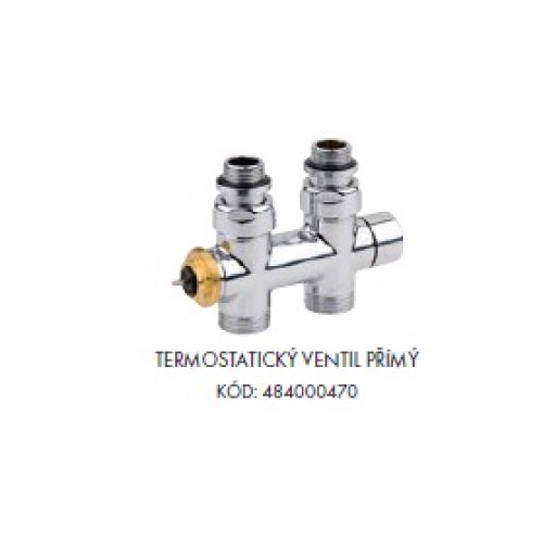 ISAN termostatický ventil přímý - chrom 484000470