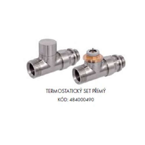 ISAN termostatický set přímý - nerez 484000440 ISAN termostatický set přímý - nerez 484000440
