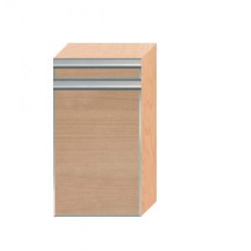 INTEDOOR FLORIDA střední koupelnová skříňka s košem, horní úchytka s rámem FSS501ZK04D