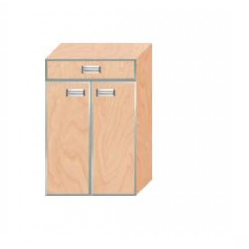 INTEDOOR FLORIDA nízká koupelnová skříňka, zapuštěná úchytka s rámem FSN501Z01B