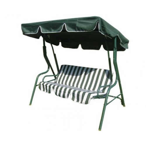VÝPRODEJ HAPPY GREEN Zahradní houpačka STRIPY II zelená POŠKOZENÝ OBAL!!