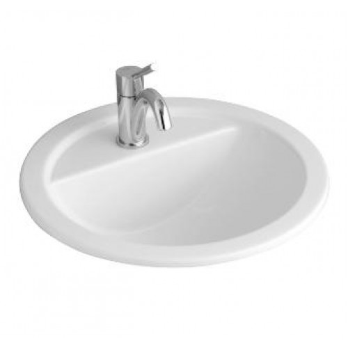 Villeroy & Boch Loop&Friends Zápustné umyvadlo 455 mm průměr, bez přepadu, star white ceramicplus Villeroy & Boch Loop&Friends Zápustné umyvadlo 455 mm průměr, bez přepadu, star white ceramicplus