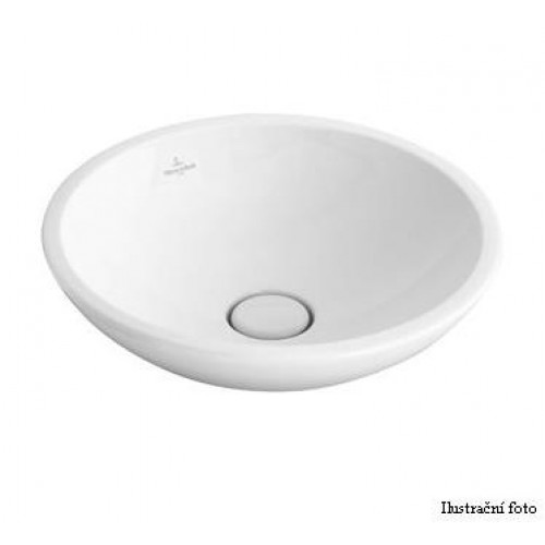 Villeroy & Boch Loop&Friends Umyvadlo k postavení na desku 380 bez přepadu, star white ceramicplus