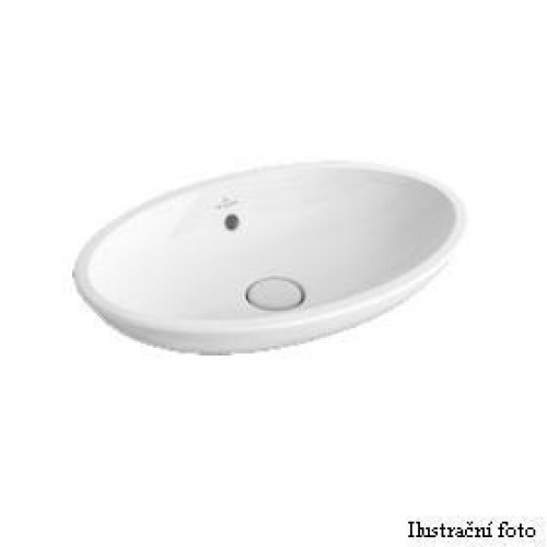 Villeroy & Boch Loop&Friends Umyvadlo k postavení na desku 585x380 mm s přepadem, bílá alpin