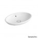 Villeroy & Boch Loop&Friends Umyvadlo k postavení na desku 585x380 mm s přepadem, star white ceramicplus