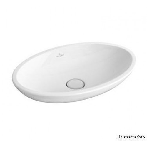 Villeroy & Boch Loop&Friends Umyvadlo k postavení na desku 585x380 mm bez přepadu, bílá alpin