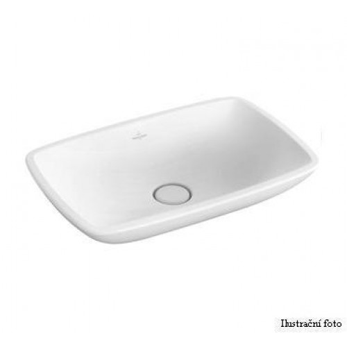 Villeroy & Boch Loop&Friends Umyvadlo k postavení na desku 585x380 mm bez přepadu, bílá alpin ceramicplus