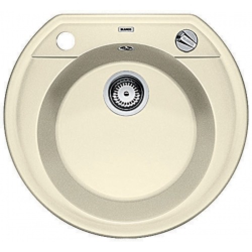 BLANCO Rondoval 45 dřez s excentrem, včetně sifonu, jasmín 515661