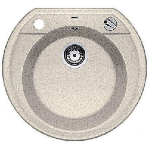 BLANCO Rondoval 45 dřez s excentrem, včetně sifonu, písek 515663