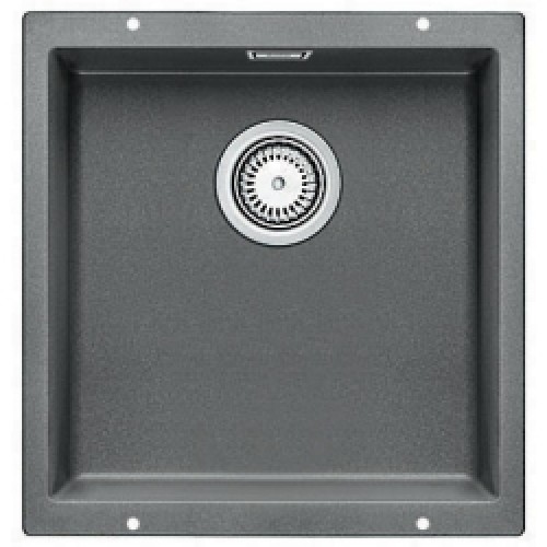 BLANCO Subline 400 - U dřez aluminium s excentrem 515753