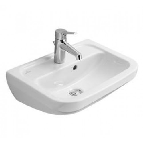 Villeroy & Boch Omnia architectura Umyvadlo kompakt 560x370 mm, pro 3otvorovou armaturu, bílá alpin Villeroy & Boch Omnia architectura Umyvadlo kompakt 560x370 mm, pro 3otvorovou armaturu, bílá alpin