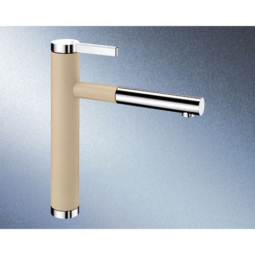 BLANCO Linee-S dřezová baterie se sprchou, béžová champagne 518443