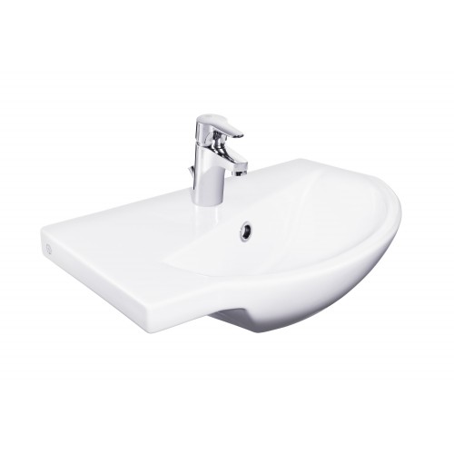 Gustavsberg LOGIC 57 rohové umyvadlo, bílá E+ 57x37 519899R1