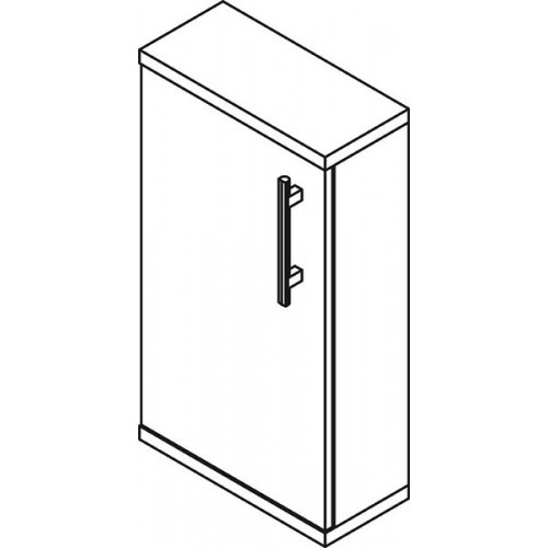 SAPHO BEATA 52050L skříňka spodní 40x72,5x18cm, levá, wenge/bílá