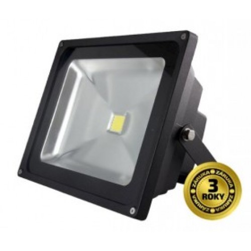 LED reflektor SMD 30W černý, 1xCOB LED WM-30W-E