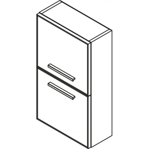 SAPHO KLÁRA 53325P skříňka spodní 40x70x18cm, pravá, wenge