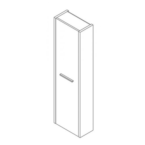 SAPHO MONGA 53850L skříňka vysoká 40x140x20cm, levá, švestka