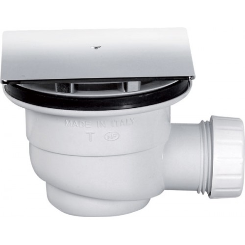 Polysan hranatý sifon pro otvor 90 mm, chrom