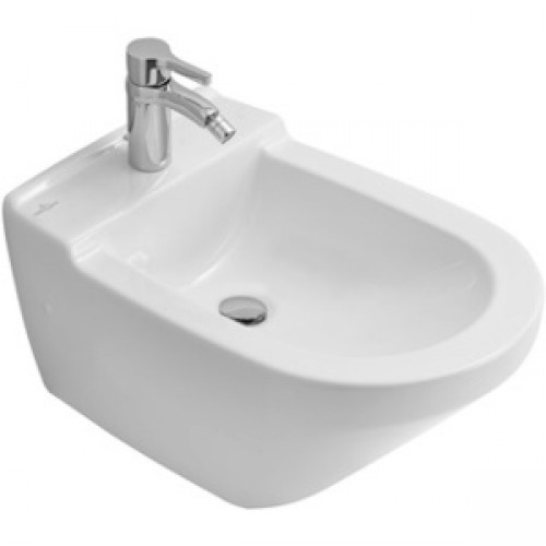 Villeroy & Boch Lifetime Bidet 400x605 mm, s přepadem, bílá alpin ceramicplus