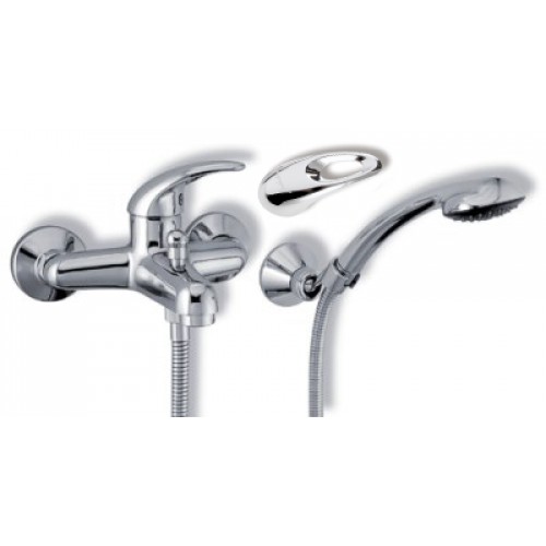 NOVASERVIS METALIA vanová nástěnná baterie 150 mm chrom/otvor 55120,0 NOVASERVIS METALIA vanová nástěnná baterie 150 mm chrom/otvor 55120,0