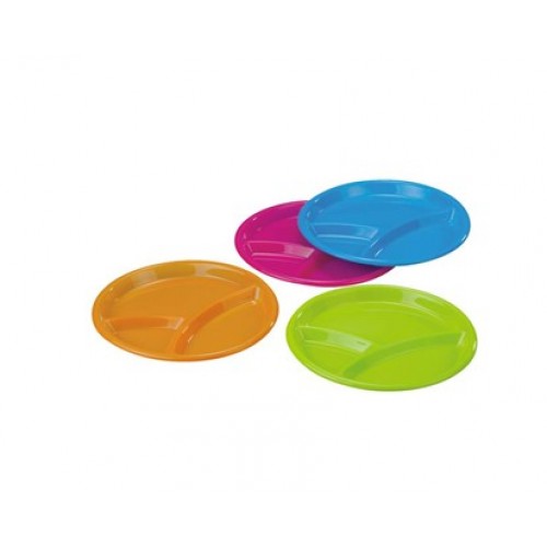 VETRO-PLUS talíř plastový dělený dia 25,5 cm x 2,3 cm 552844