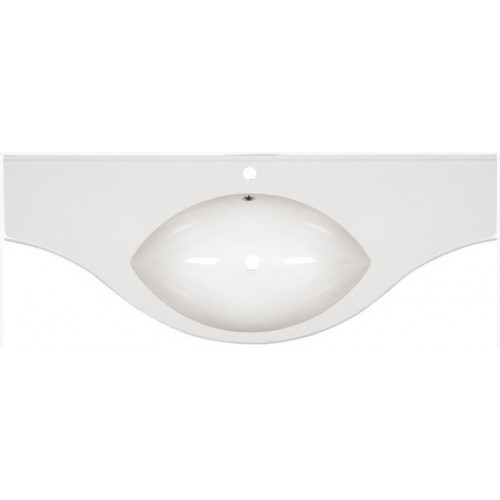 SAPHO AILA 55603 LINN umyvadlo 140x55cm, litý mramor, bílá SAPHO AILA 55603 LINN umyvadlo 140x55cm, litý mramor, bílá