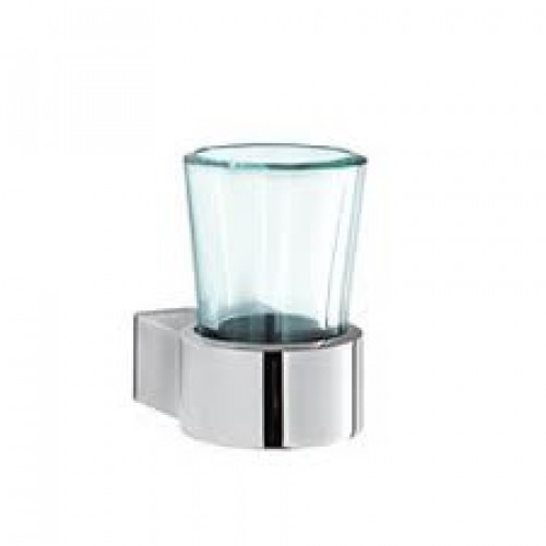 KLUDI Joop! držák sklenice chrom/zelené sklo 5597505H7