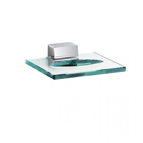 KLUDI Joop! držák mýdla chrom/zelené sklo 5598505H7