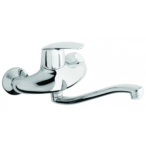 NOVASERVIS METALIA dřezová nebo umyvadlová nástěnná baterie 150 mm chrom-stand. 50070,0