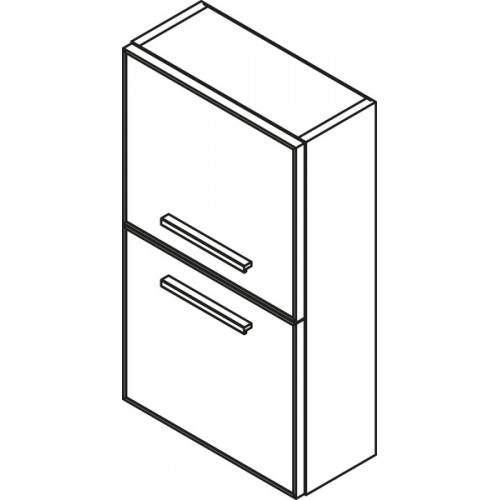 SAPHO KLÁRA 56320L skříňka spodní 40x70x18cm, levá, bílá