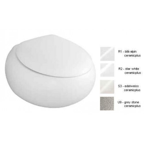 Villeroy & Boch Pure Stone Klozet s hlubokým splachováním 530x590 mm star white ceramicplus
