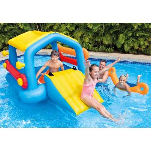 INTEX Plovoucí domek se skluzavkou 58294EU