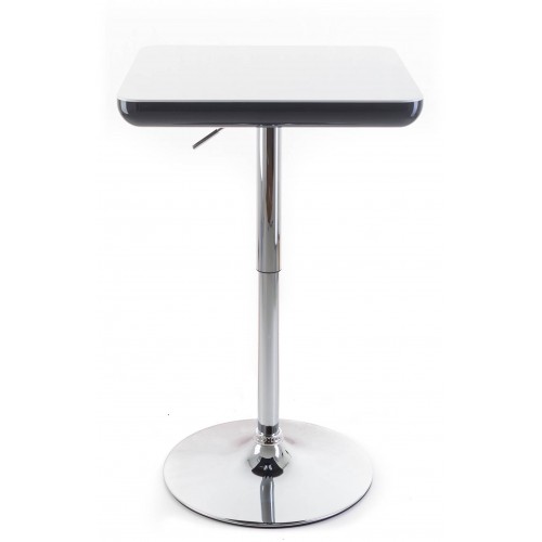 G21 Barový stolek Whieta plastový bíly/černý 60023086