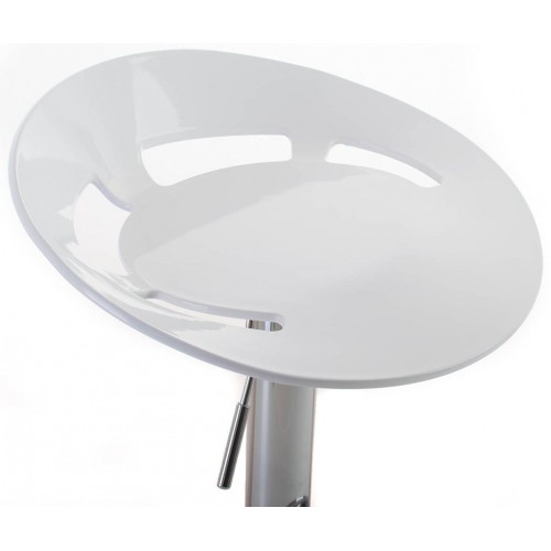 G21 Barová židle Teara plastová, bílá 60023087