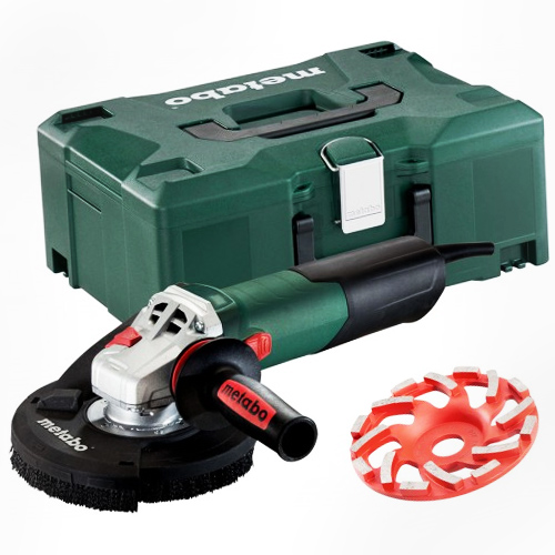 METABO WE 15-125 HD Set GED Metaloc Úhlová bruska 600465500
