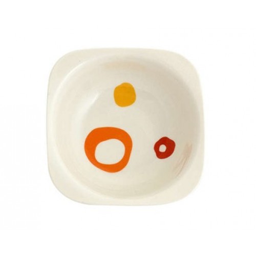 BANQUET Miska 17cm square RED BUBBLE 60149709R BANQUET Miska 17cm square RED BUBBLE 60149709R