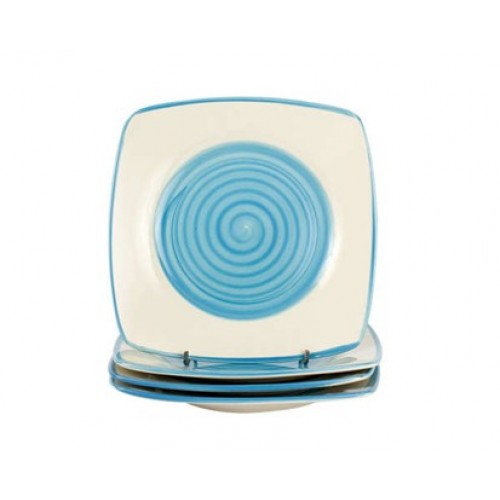VETRO-PLUS Coloré OK 4d sada desertních talířů square modrá 602102SQDPB-A VETRO-PLUS Coloré OK 4d sada desertních talířů square modrá 602102SQDPB-A