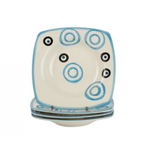 VETRO-PLUS Coloré OK sada 4d hlubokých talířů square modrý 602102SQSPB VETRO-PLUS Coloré OK sada 4d hlubokých talířů square modrý 602102SQSPB