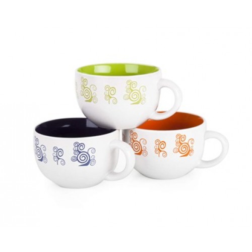 BANQUET hrnek jumbo Spirály assorted 603882