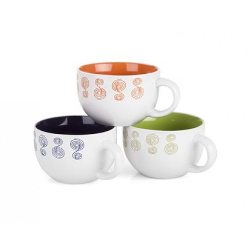 BANQUET hrnek jumbo Geometric assorted 603883