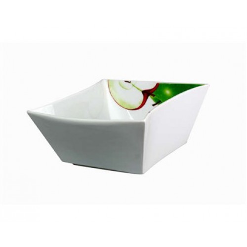 VETRO-PLUS Mísa square 23,5cm des.Apples 60CS0763