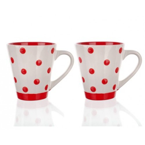 BANQUET 2d sada hrnků Dots assorted,OK 60K136600051