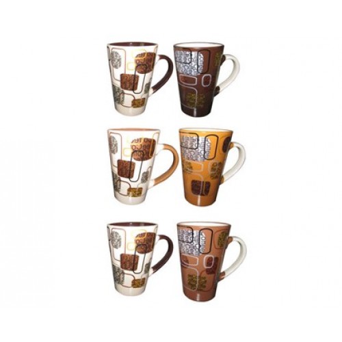 BANQUET 2d sada hrnků Coffee ass.,OK 60KWCD035P21 BANQUET 2d sada hrnků Coffee ass.,OK 60KWCD035P21