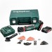 METABO MT 18 LTX COMPACT AKU Univerzální stroj multitool s příslušenstvím 18V 2X2AH LI-ION, Nabíječka ASC 55, Plastový kufr 613021510