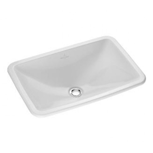 Villeroy & Boch Loop&Friends Zápustné umyvadlo 510x340 mm, s přepadem, star white ceramicplus Villeroy & Boch Loop&Friends Zápustné umyvadlo 510x340 mm, s přepadem, star white ceramicplus