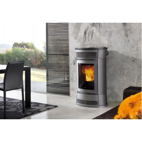 EDILKAMIN FUNNY krbová kamna na pelety šedé 637940