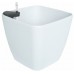 Samozavlažovací květináč G21 Cube maxi bílý 45cm 6392420
