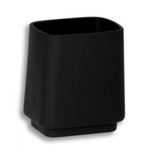 NOVASERVIS METALIA 4 držák kartáčků na postavení sklo/černá 6406/1,5