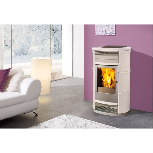 EDILKAMIN PRESTIGE krbová kamna na pelety, bílé 648160 EDILKAMIN PRESTIGE krbová kamna na pelety, bílé 648160